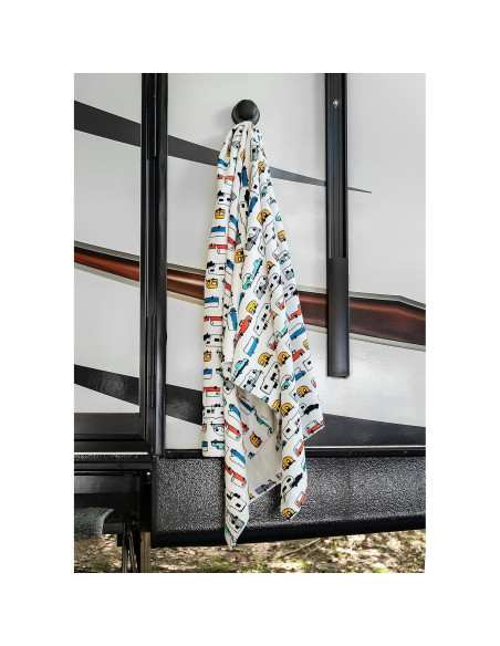 Gancho de Ventosa Mecánica Camco 44028 para Toallas - Negro