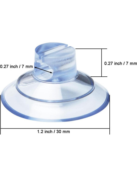 25 Ganchos de Ventosa JJHXSM para Luces Navideñas - PVC