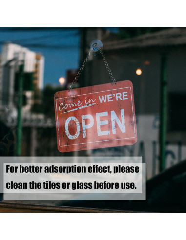 Paquete de 10 Ventosas de Vidrio Qjaiune 20mm Transparentes