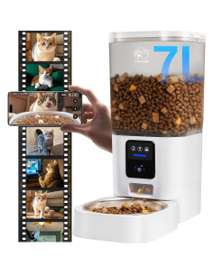 Comedero Automático para Gatos Frienhund con Cámara 2K y WiFi 2