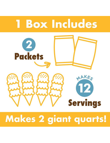 Mezcla Inicial de Helado Premium Triple Scoop Vainilla 1.4 kg