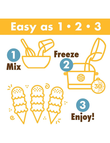 Mezcla Inicial de Helado Premium Triple Scoop Vainilla 1.4 kg