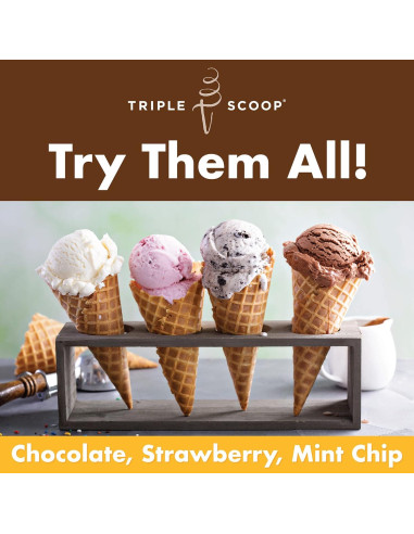 Mezcla Inicial de Helado Premium Triple Scoop Vainilla 1.4 kg