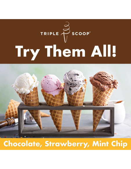 Mezcla Inicial de Helado Premium Triple Scoop Vainilla 1.4 kg