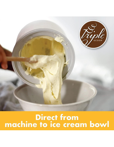 Mezcla Inicial de Helado Premium Triple Scoop Vainilla 1.4 kg