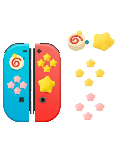 Tomas de Pulgar Kirby NANANINO para Nintendo Switch Amarillo