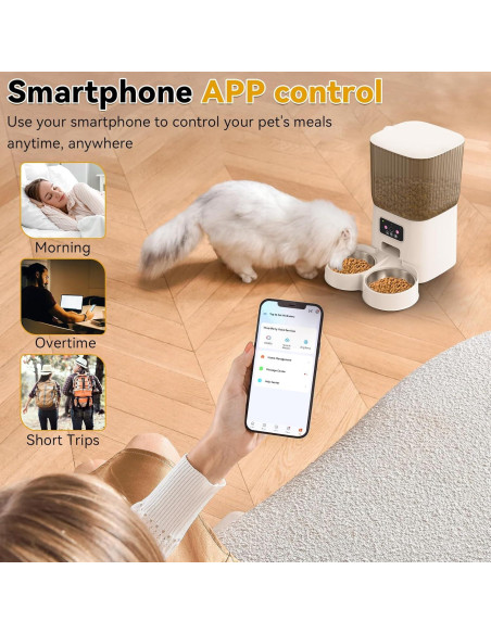 Comedero Automático Inteligente Healfith para Gatos 5L HD