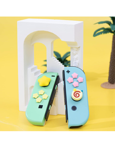 Tomas de Pulgar Kirby NANANINO para Nintendo Switch Amarillo