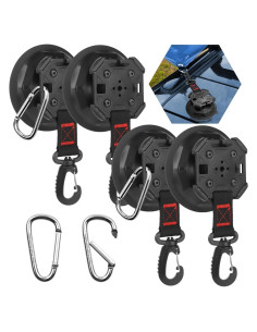 Ganchos de Ventosa HLOGREE 4PCS Alta Resistencia 20kg