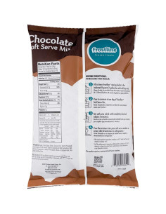 Mezcla de Helado Suave de Chocolate Frostline 2.72 kg Libre de Lactosa 2
