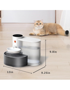 Fuente de Agua Automática Inalámbrica para Gatos 3L 2