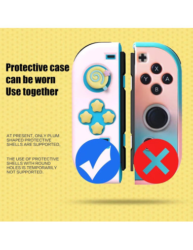 Tomas de Pulgar Kirby NANANINO para Nintendo Switch Amarillo