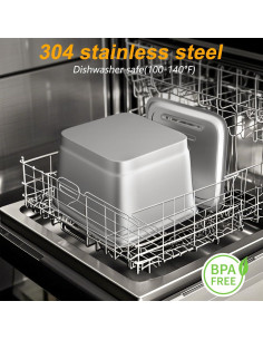 Fuente de Agua Automática para Gatos SEIRMEP 3L Acero Inoxidable 2