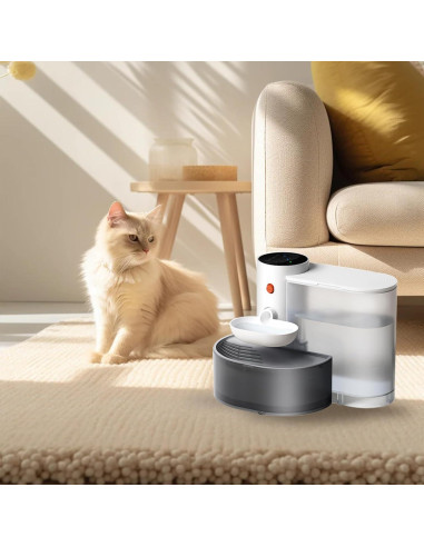 Fuente de Agua Automática Inalámbrica para Gatos 3L