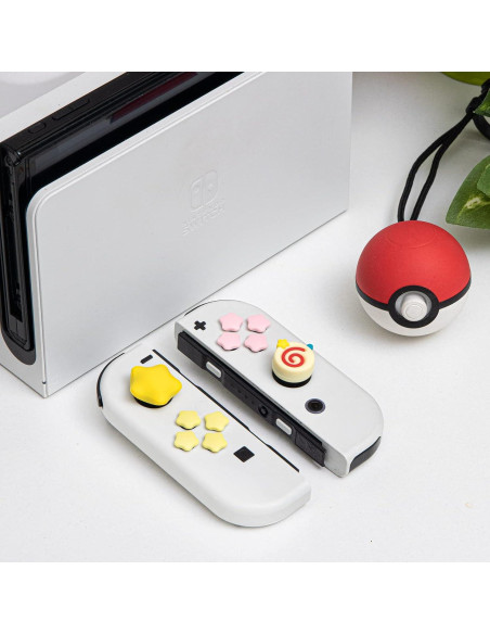 Tomas de Pulgar Kirby NANANINO para Nintendo Switch Amarillo