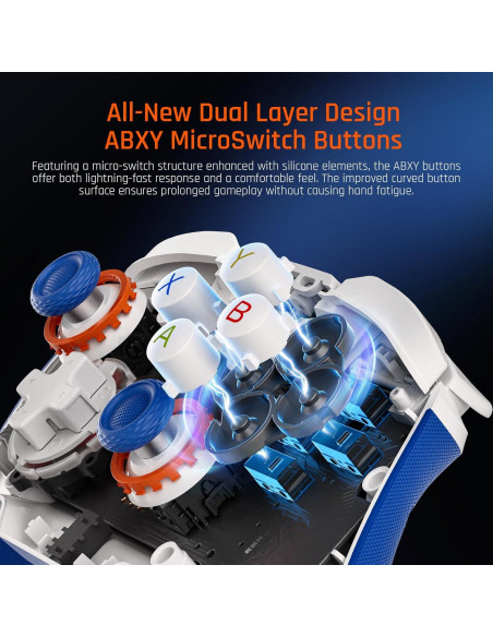 Controlador Inalámbrico BIGBIG WON BLITZ2, 16 Botones Mecánicos