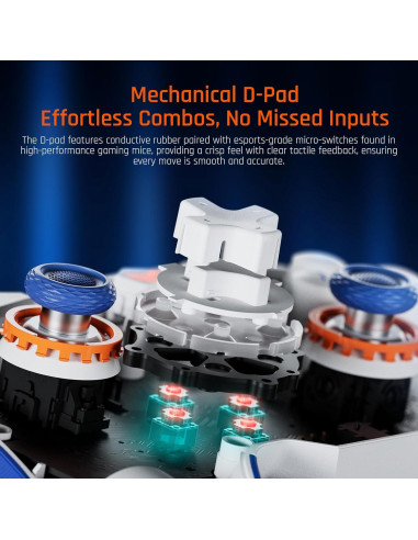 Controlador Inalámbrico BIGBIG WON BLITZ2, 16 Botones Mecánicos