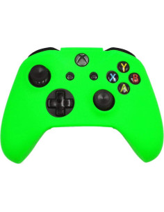 Funda de Silicona Antideslizante para Controlador Xbox One Verde 2