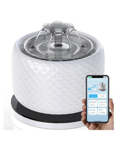 Fuente de Agua Inteligente para Gatos DCIOGAT 3.5L con App
