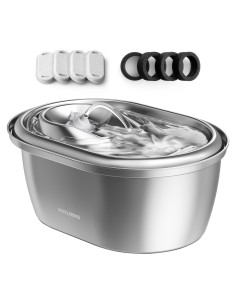 Fuente de Agua para Mascotas PETLIBRO 3L Acero Inoxidable