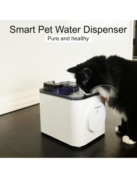 Fuente de Agua Inalámbrica para Gatos 3.5L - Dispensador Silencioso