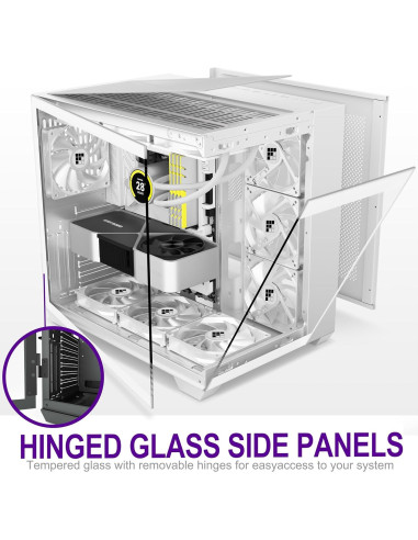 Caja de PC FOIFKIN F300 ATX Mid-Tower Cristal 270 Tipo-C