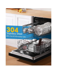 Fuente de Agua para Gatos Rantizon 2.2L Acero Inoxidable Silenciosa 2