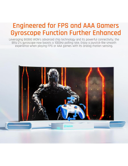 Controlador Inalámbrico BIGBIG WON BLITZ2, 16 Botones Mecánicos