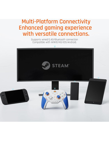 Controlador Inalámbrico BIGBIG WON BLITZ2, 16 Botones Mecánicos