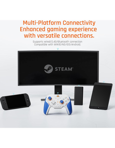 Controlador Inalámbrico BIGBIG WON BLITZ2, 16 Botones Mecánicos