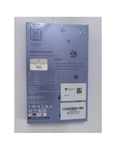 Filtros de Reemplazo VKIMISS para Fuente de Agua Gatos 12 Piezas