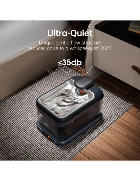 Fuente de Agua Inalámbrica PETSEE 4.5L para Gatos y Perros