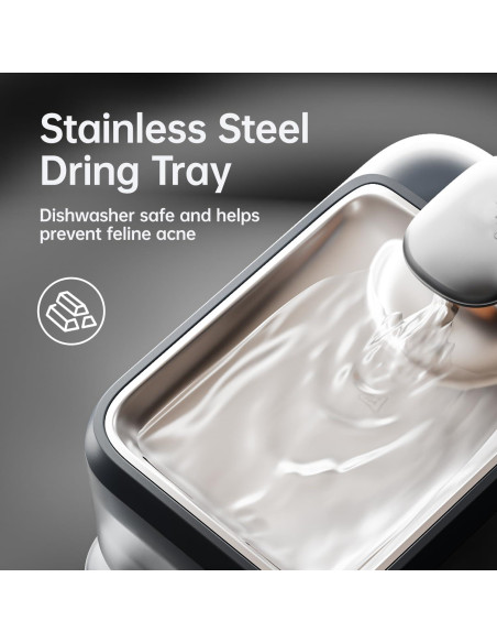 Fuente de Agua Inalámbrica PETSEE 4.5L para Gatos y Perros