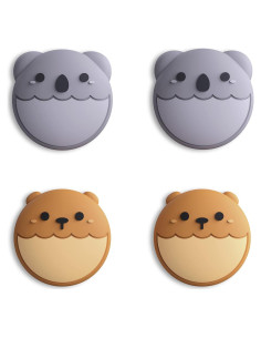 Tapa de Joystick eXtremeRate para Nintendo Switch - Oso Marrón y Koala