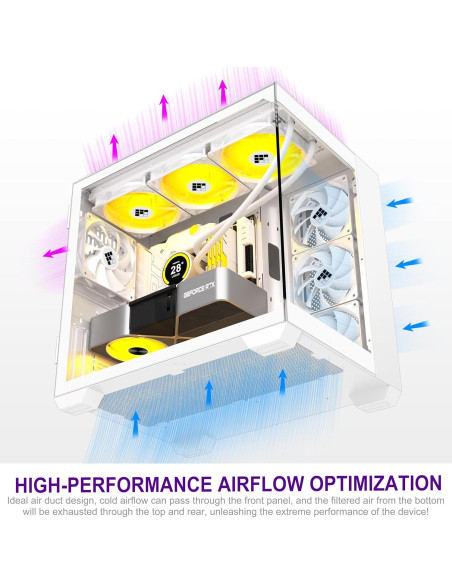 Caja de PC FOIFKIN F300 ATX Mid-Tower Cristal 270 Tipo-C