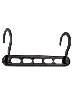 Perchas Colapsables en Cascada Honey-Can-Do Negras, Paquete de 20