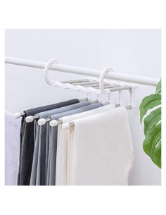 Perchas para Pantalones XHRING Acero Inoxidable Antideslizantes