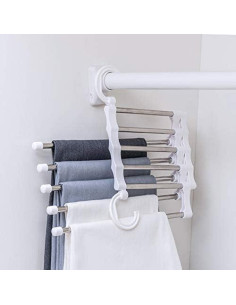 Perchas para Pantalones XHRING Acero Inoxidable Antideslizantes 2