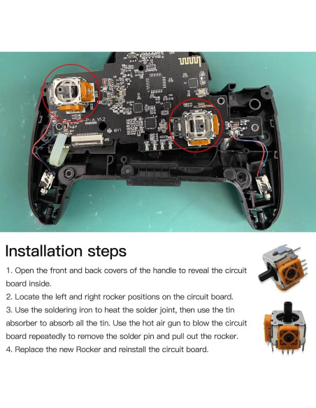 5 Piezas Joystick 3D Bedaily para Xbox 360 Repuesto