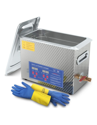 Limpiador Ultrasónico 6L DAREFLOW con Calentador y Temporizador