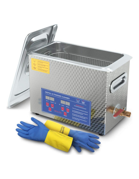 Limpiador Ultrasónico 6L DAREFLOW con Calentador y Temporizador