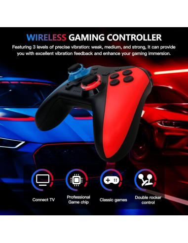 Controlador Inalámbrico Pro Suifaqi para Nintendo Switch