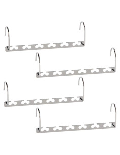 Perchas Ahorra Espacio GEFTOL de Metal - 4 Piezas