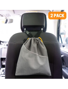 Bolsa de Basura para Coche GNEGNI 2PCS Impermeable 33.66x29.85cm 2