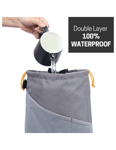 Bolsa de Basura para Coche GNEGNI 2PCS Impermeable 33.66x29.85cm