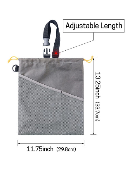 Bolsa de Basura para Coche GNEGNI 2PCS Impermeable 33.66x29.85cm