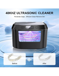 Limpiador Ultrasónico Alisili 220ML 24W 48kHz para Dentaduras 2