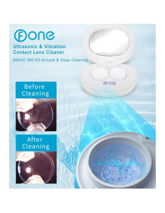 Limpiador Ultrasónico de Lentes de Contacto Ofone Blanco 2