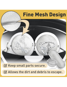 Cesta de Limpieza de Joyas Iffitya - 2 Piezas Acero Inoxidable 2