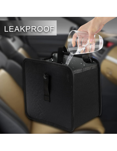 Cubo de Basura Colgante para Auto Syihah, Plegable y A Prueba de Fugas